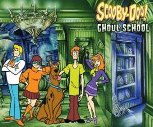 yapboz Scooby-Doo ana karakterleri